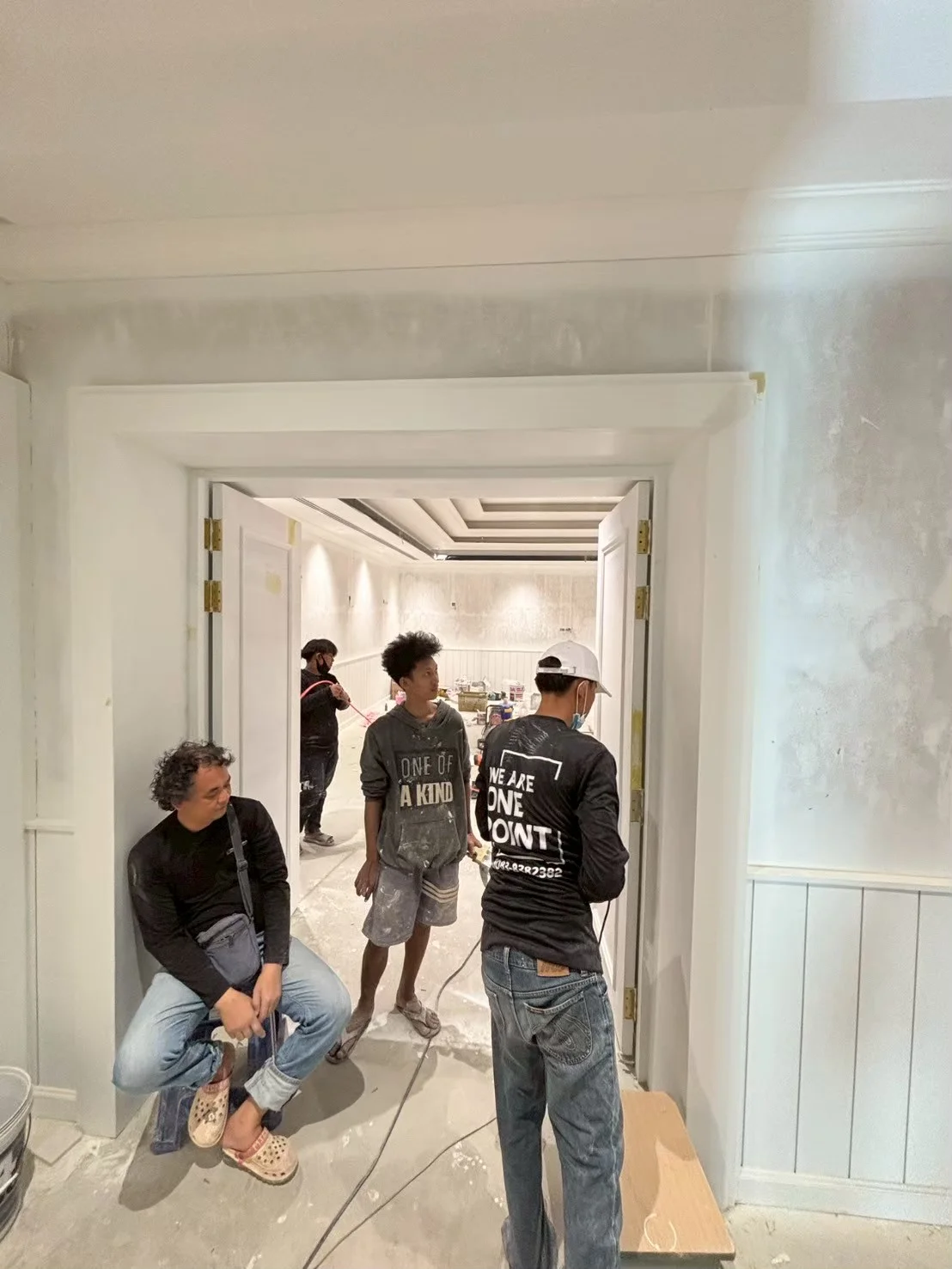 Professional Painter at Loei Hospital in patient room project