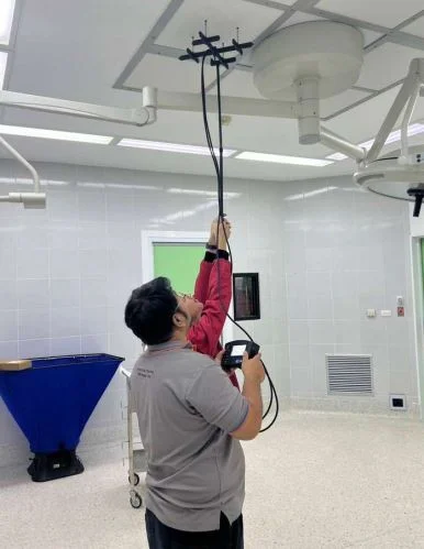 Examine the value of moisture in operation room at bang Bor Hospital 