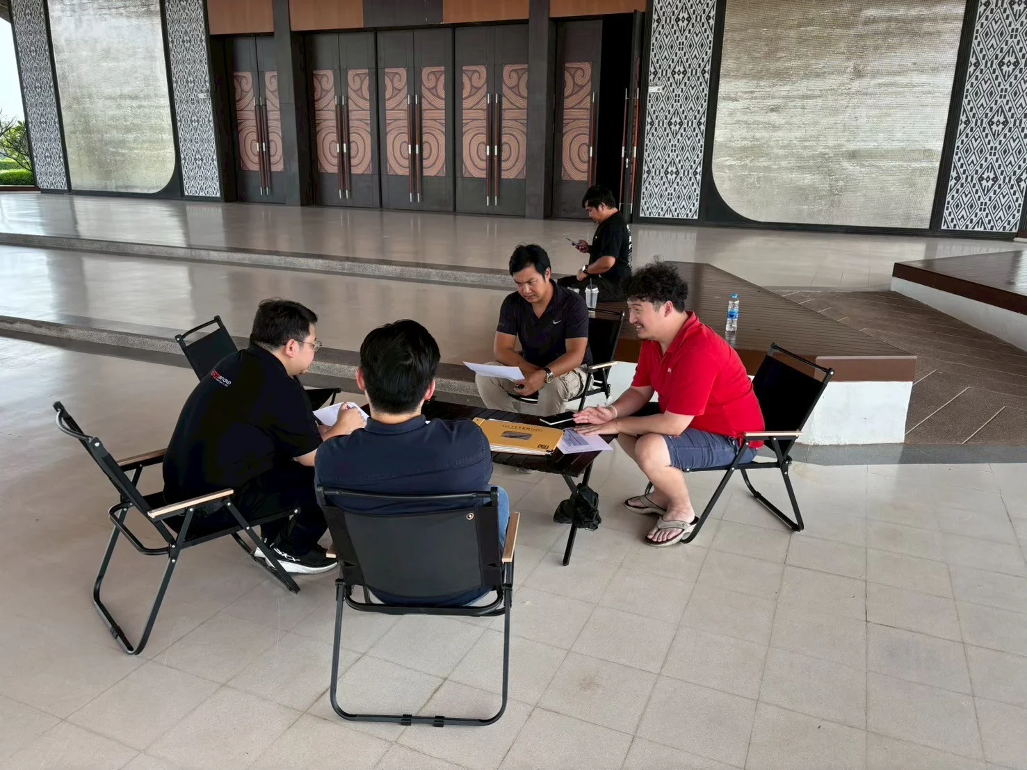 Project meeting before project start at Rajabhat Udonthani's Ceremony