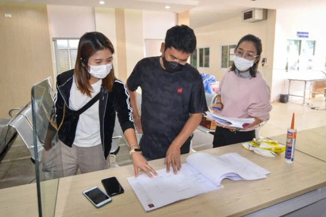 Site meeting with built-in team at KuuKeaw Hospital