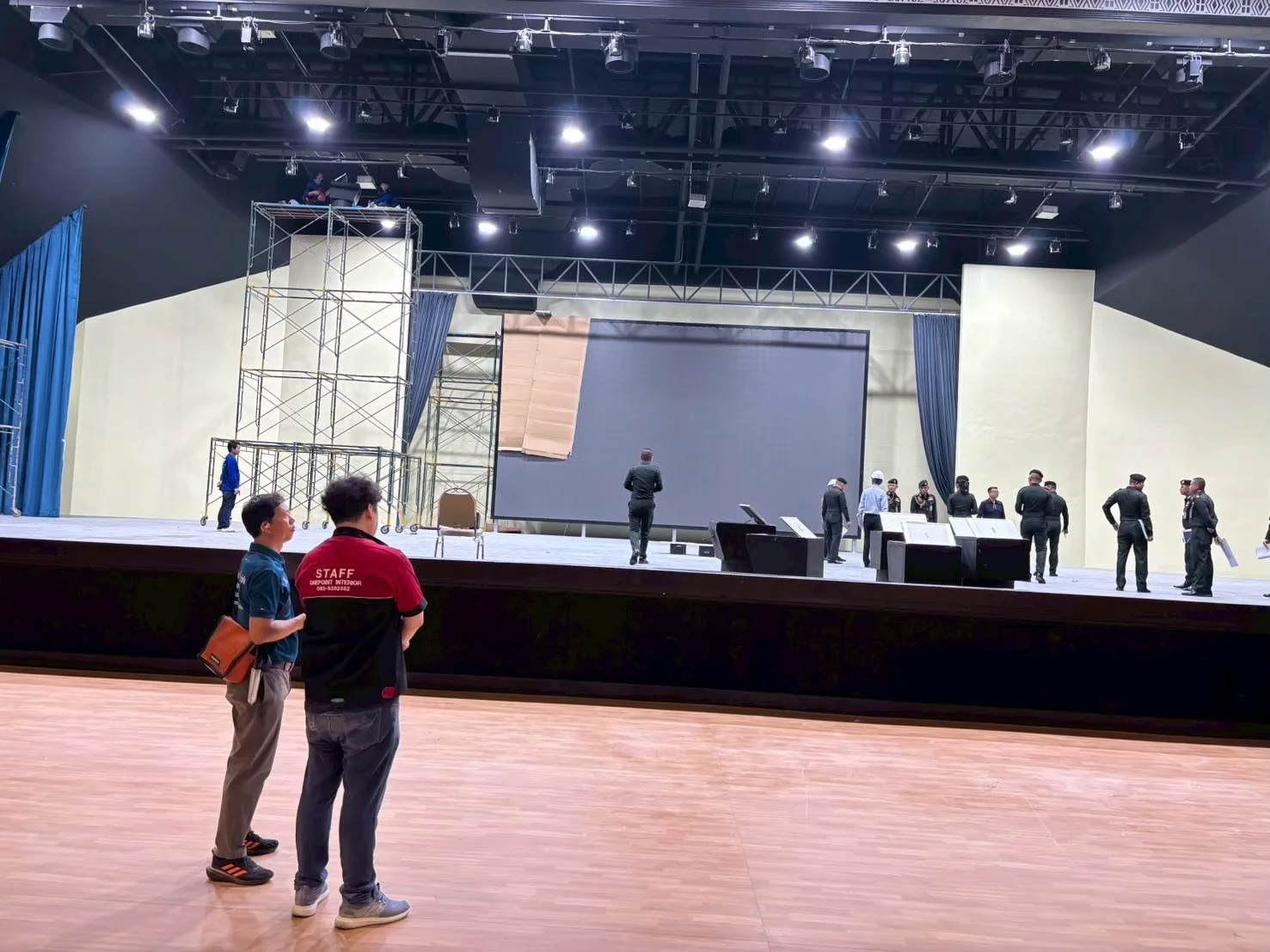 Interior design for grand hall at Rajabhat Udonthani